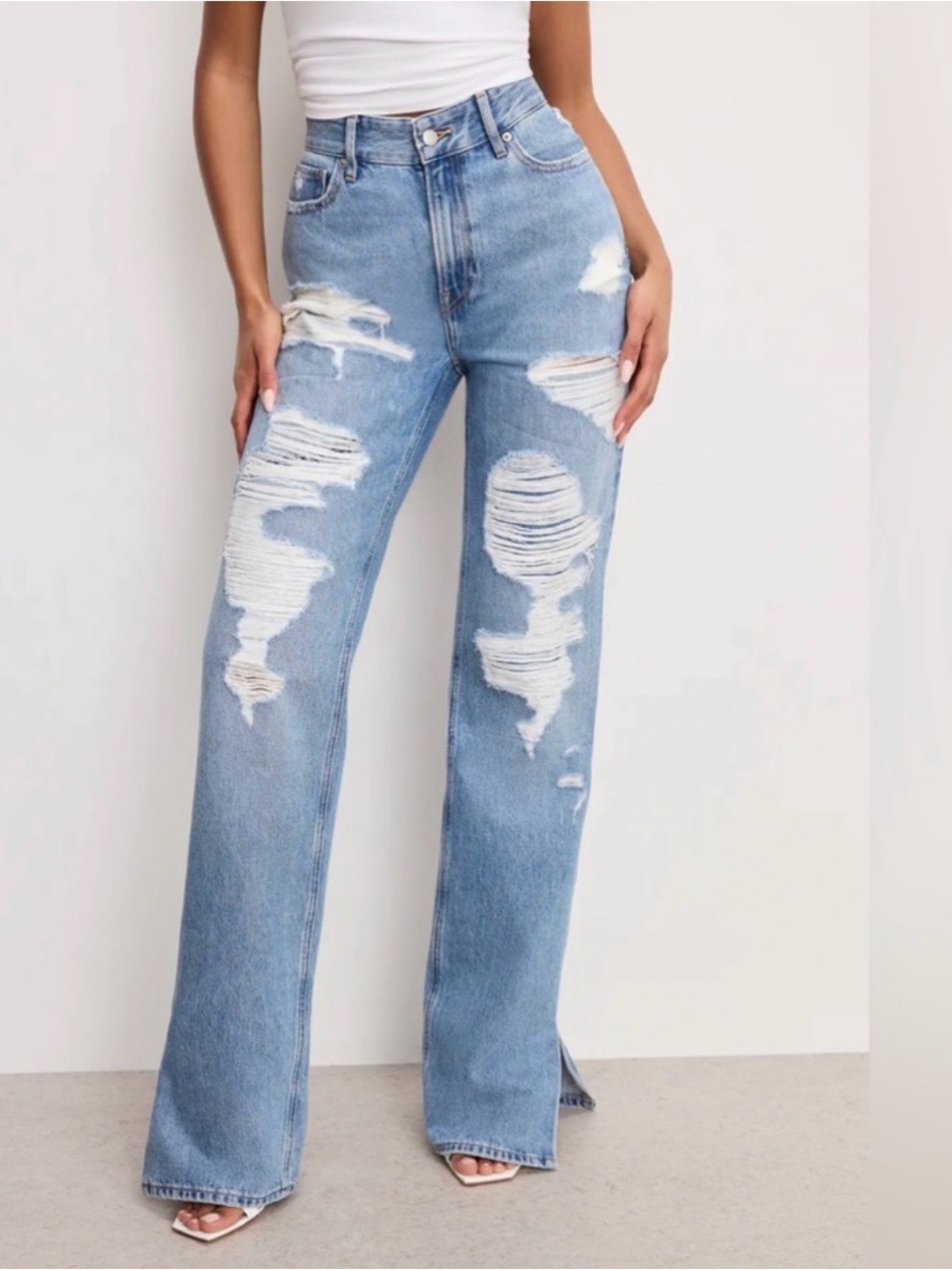 Good American The Khloe Jean High Rise Women
